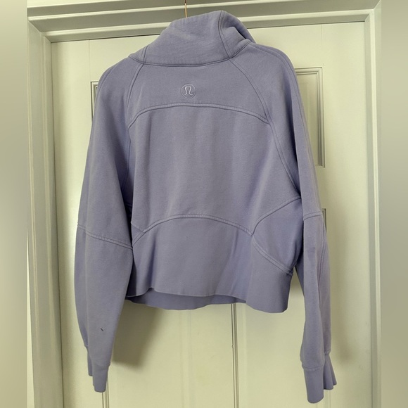 Lululemon Scuba Oversized Funnel Neck Half-Zip Lavender Dew - Picture 4 of 5